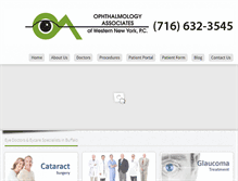 Tablet Screenshot of oaeyecare.com